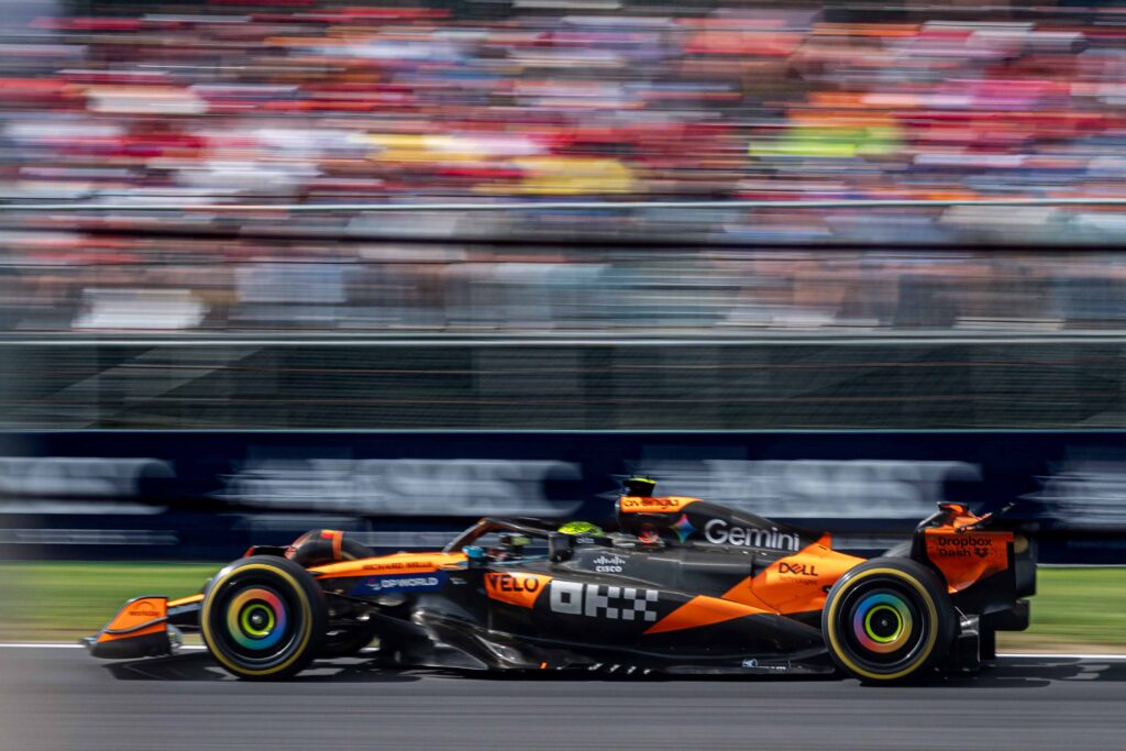 Lando Norris During The Italian F1 Grand Prix Monza 2025