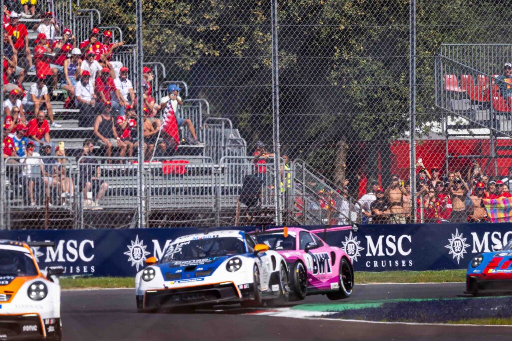 Robert de Haan Driving for BWT Lechner Racing in the Porsche Mobil 1 Supercup Monza 2025
