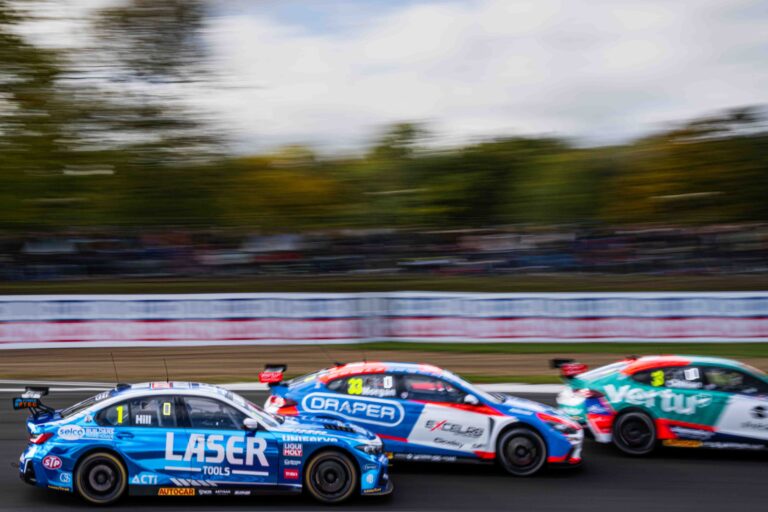 Round 28 of the BTCC, British Touring Car Championship Brands Hatch Sept 2025