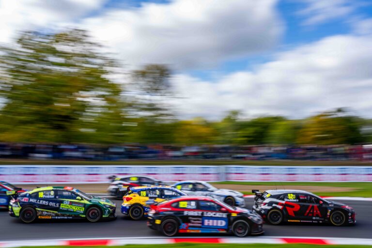 Round 28 of the BTCC, British Touring Car Championship Brands Hatch Sept 2025
