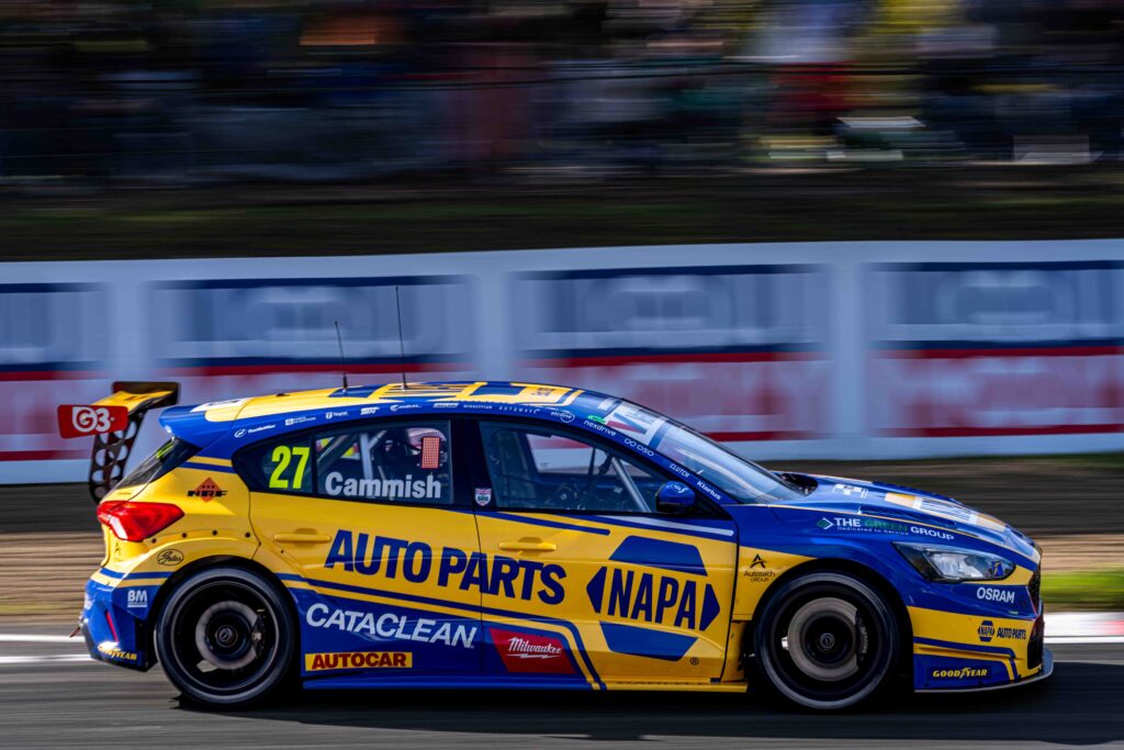 Dan Cammish Winner of Round 28 of the BTCC, British Touring Car Championship Brands Hatch Sept 2025