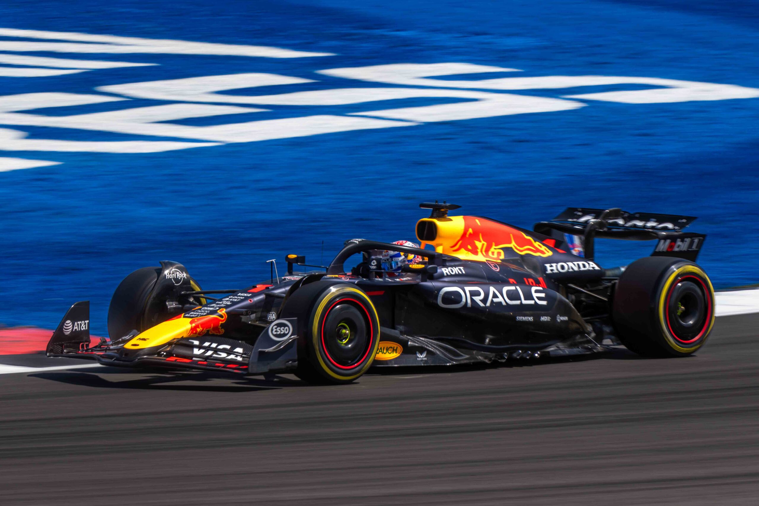 Max Verstappen for Red Bull Racing During FP1 at the British F1 Grand Prix 2025