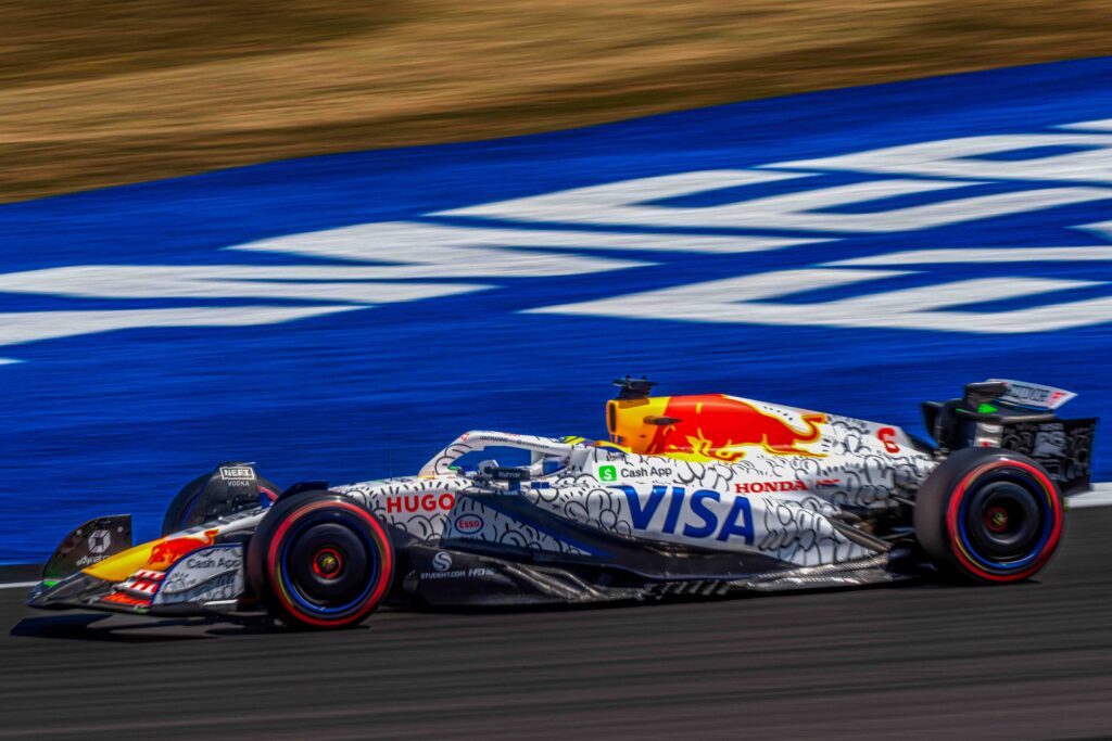 Isack Hadjar for Racing Bulls during the Formula 1 British Grand Prix weekend