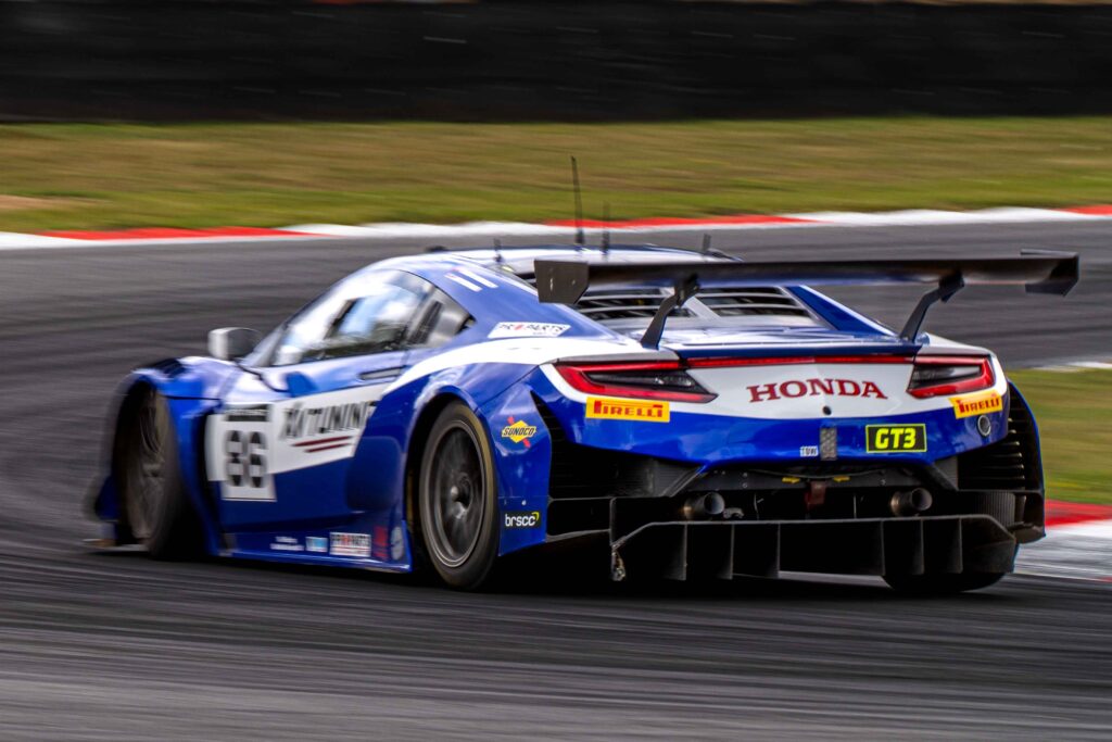 Bridger Motorsport's Honda NSX GT3 Evo II in the British GT Championship 2025