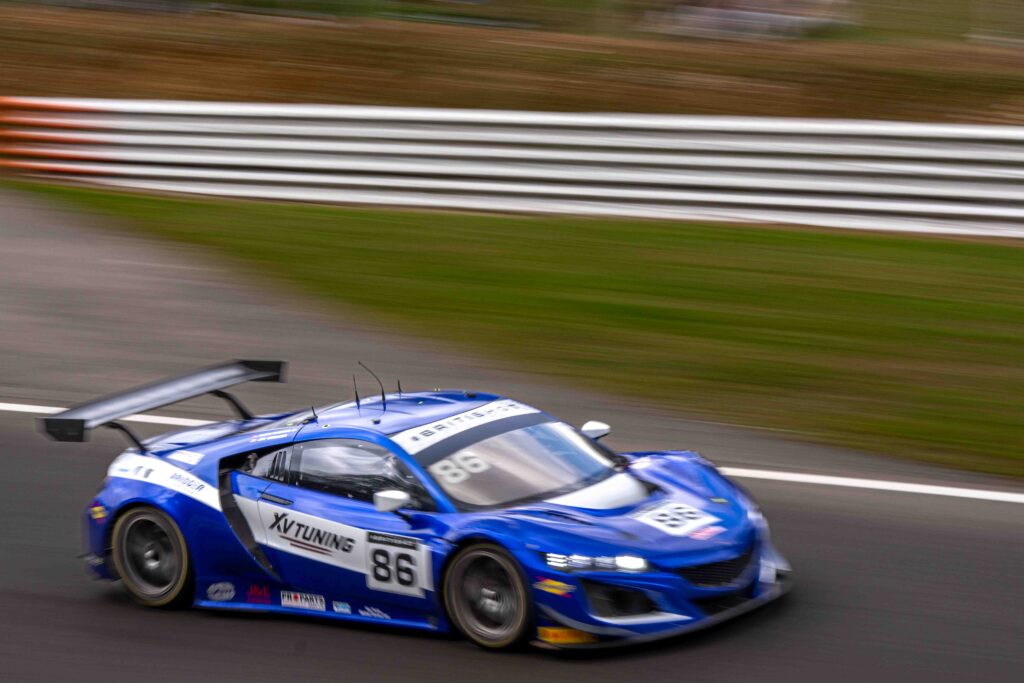 Bridger Motorsport's Honda NSX GT3 Evo II in the British GT Championship 2025