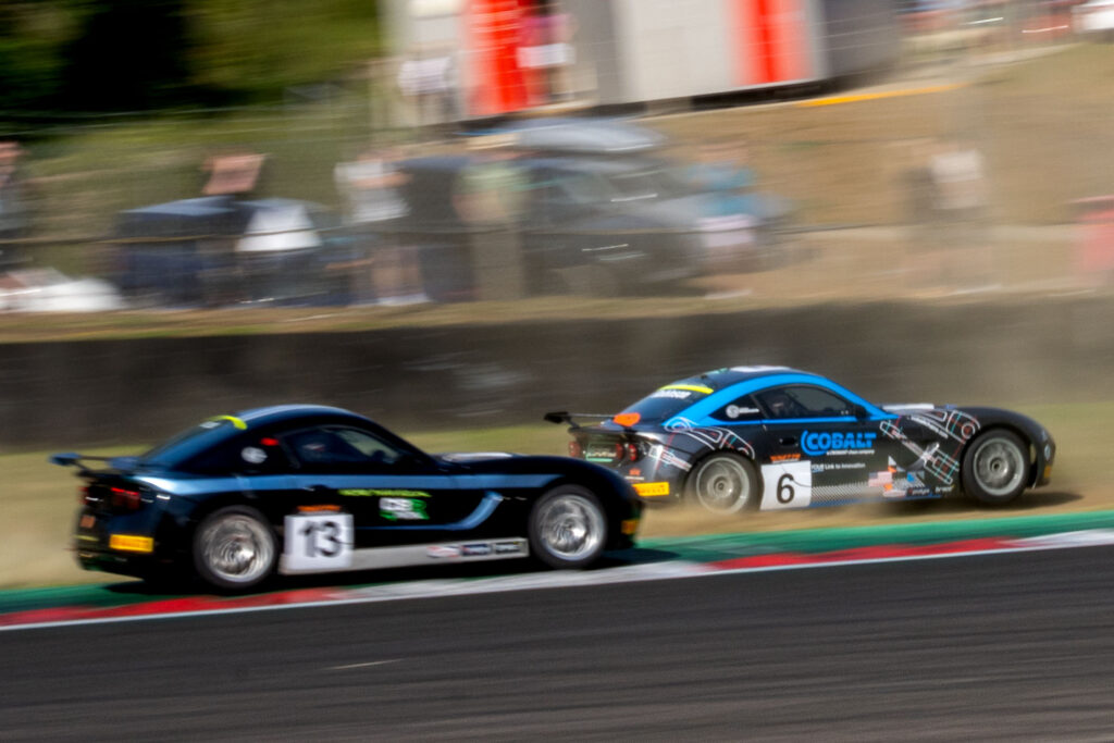 A couple of off roading Porsche drivers during the Porsche Sprint Challenge GB Brands Hatch 2025.
Shot at 1/60th f/22 iso 160