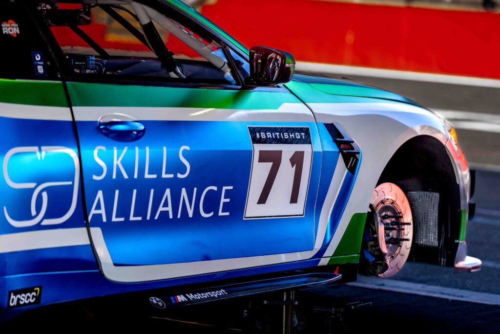 Ravi Ramyead  & Charlie Robertson for Century Motorsport BMW M4 GT4 Evo British GT Championship Brands Hatch 2025