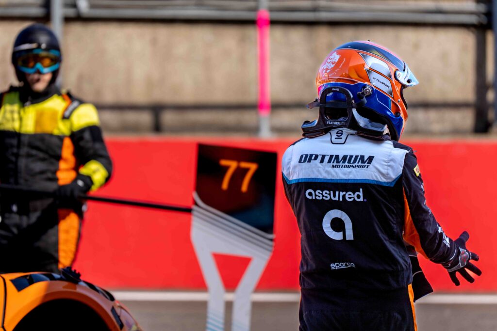 Optimum Motorsport Morgan Tillbrook & Marvin Kirchhöfer McLaren 720S GT3 Evo GT4 British GT Championship Brands Hatch 2025
