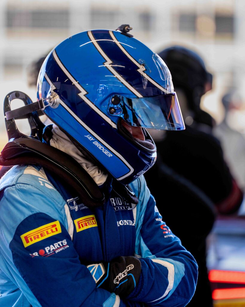 Jay Bridger in a Honda NSX GT3 Evo for Bridger Motorsport British GT Brands Hatch 2025