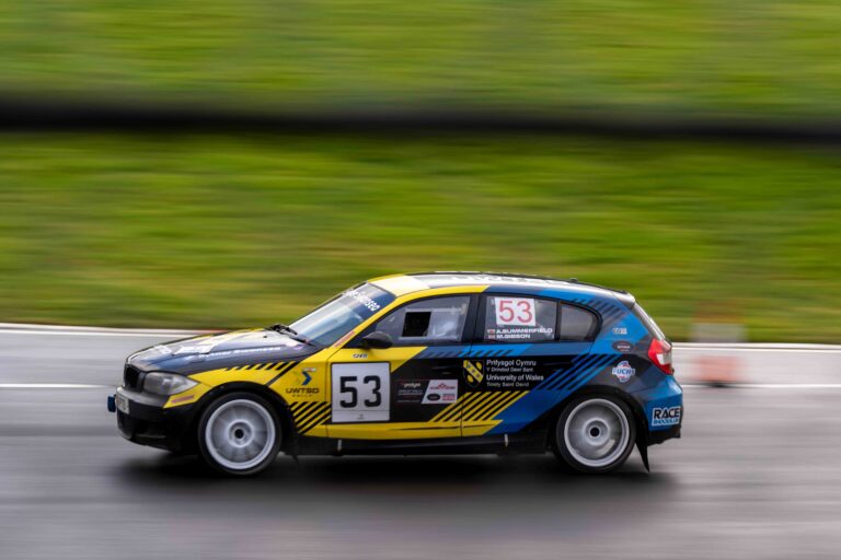 Brands Hatch, UK, 17th January, 2026, Martin Gibson & Abigail Summerfield In a BMW 1 Series at Round 4 of the Protyre Circuit Rally Championship, "The Winter Stages", Christopher Neve / Alamy Live News