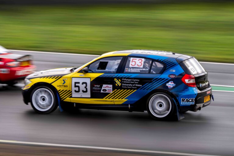 Brands Hatch, UK, 17th January, 2026, Martin Gibson & Abigail Summerfield In a BMW 1 Series at Round 4 of the Protyre Circuit Rally Championship, "The Winter Stages"