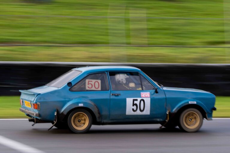 Brands Hatch, UK, 17th January, 2026, Peter Hinton & Harvey Hutchison In a Ford Escort Mk2 at Round 4 of the Protyre Circuit Rally Championship, "The Winter Stages", Christopher Neve / Alamy Live News