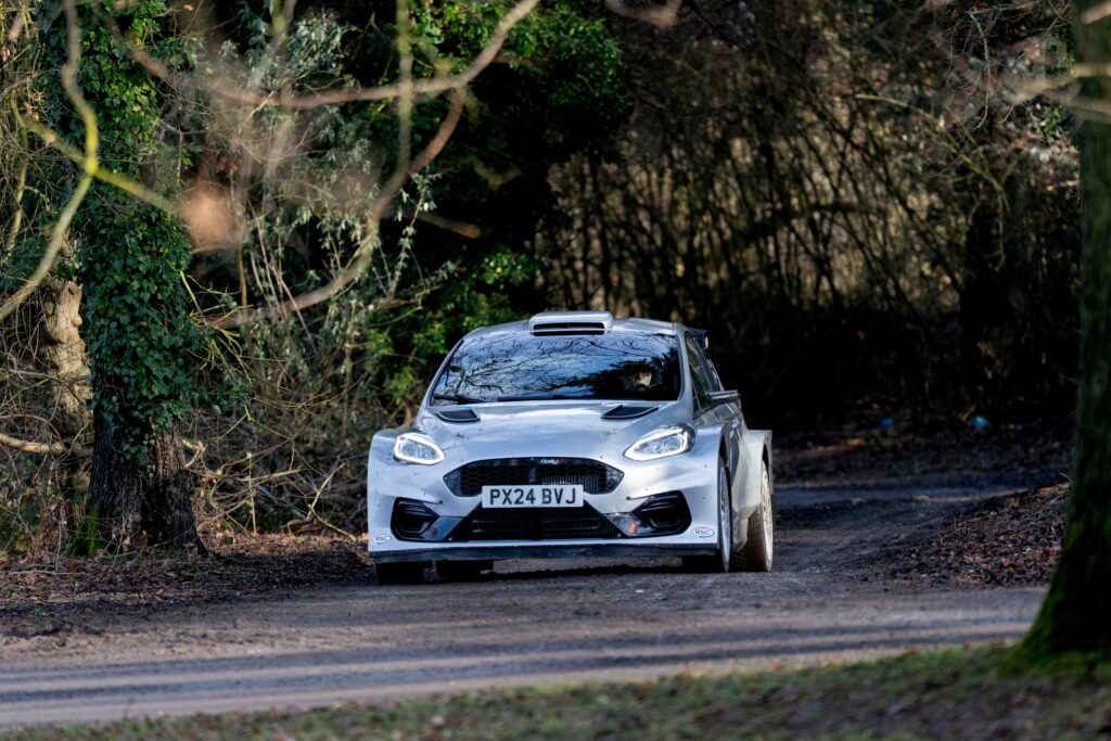 Brands Hatch, UK, 17th January, 2026, Brian Gill & Jordan Joines In a Ford Fiesta R5 Rally 2 at Round 4 of the Protyre Circuit Rally Championship, "The Winter Stages"
