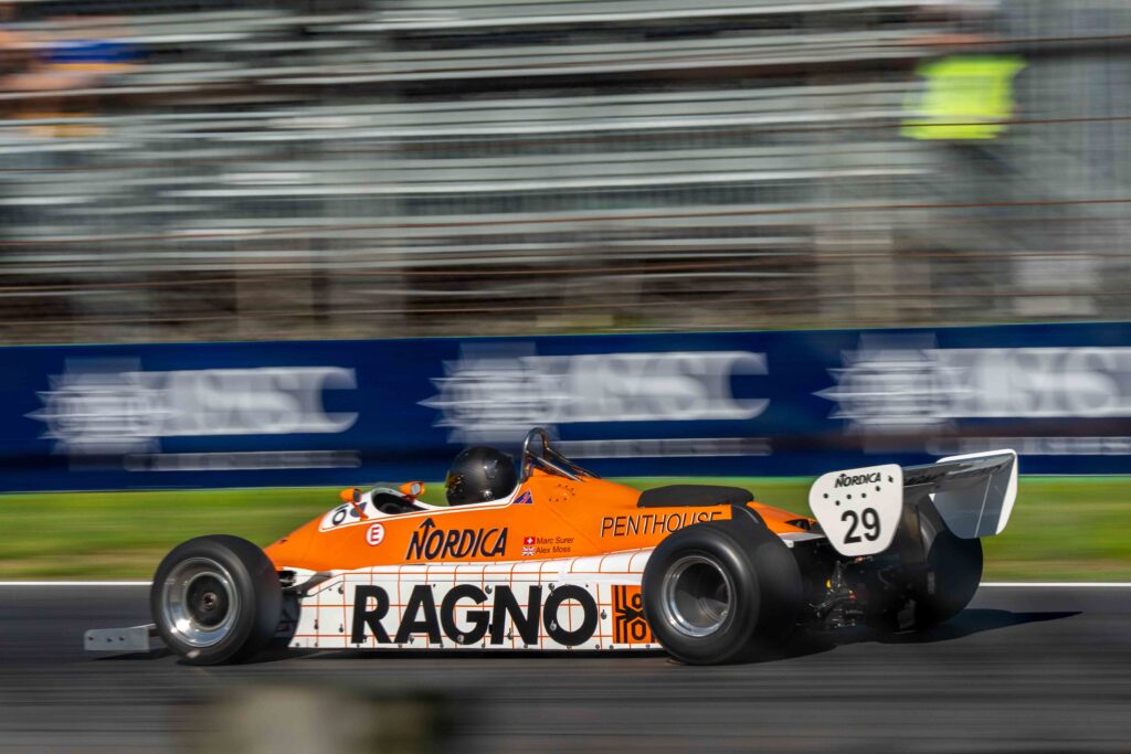 Car # 29 Arrows A4 from the 1982 Formula One season displaying at Monza 2025