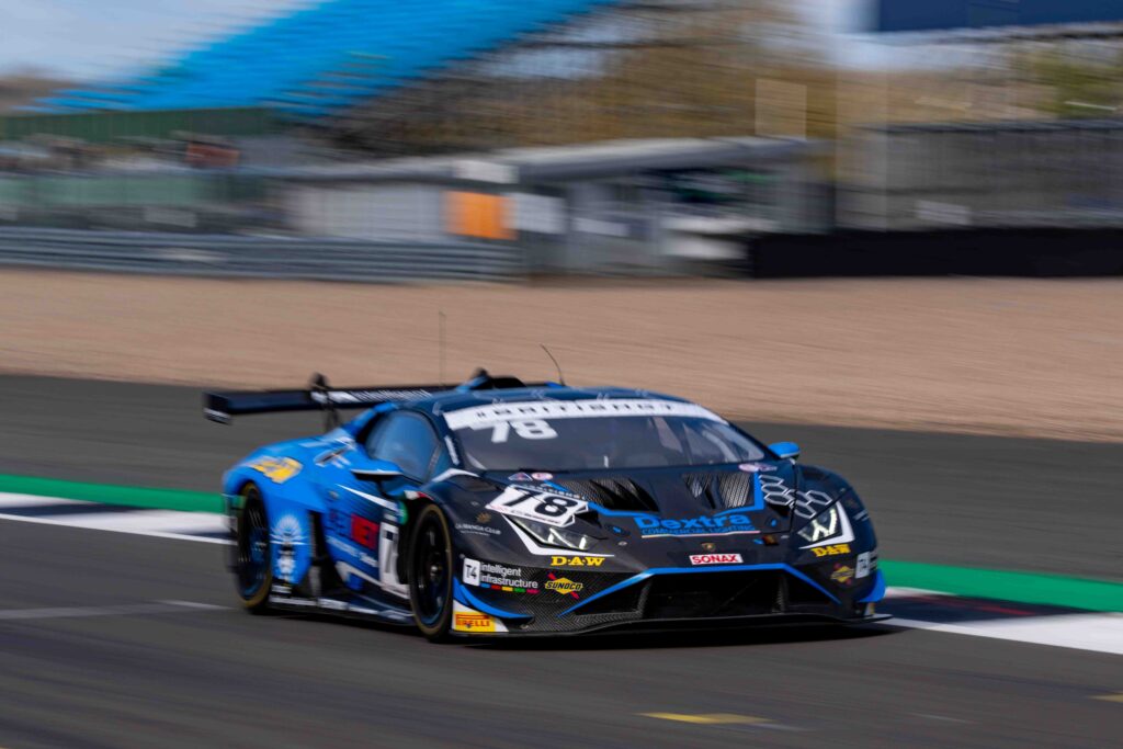 Alex Martin & Jarrod Waberski in a Lamborghini Huracan GT3 Evo2 for Barwell Motorsport at the British GT Media Day