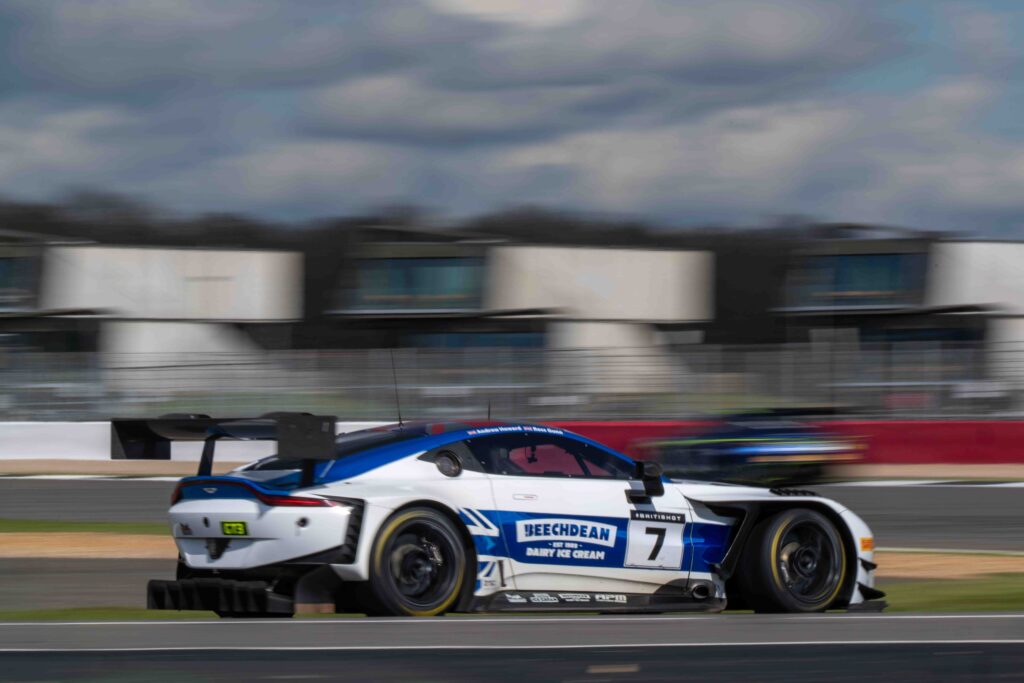 Andrew Howard & Ross Gunn in a Aston Martin Vantage AMR GT3 Evo for Beechdean Motorsport Ltd at the British GT Media Day