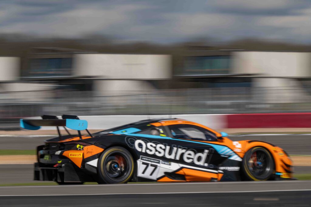 Morgan Tillbrook & Ben Barnicoat in a McLaren 720S GT3 Evo for Optimum Motorsport at the British GT Media Day