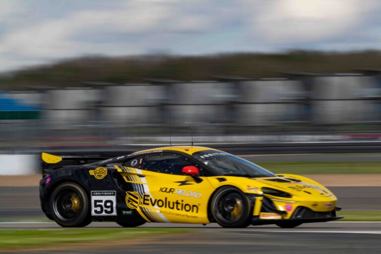 Luca Hopkinson & Josh Stanton in a McLaren Artura GT4 for Optimum Motorsport at the British GT Media Day