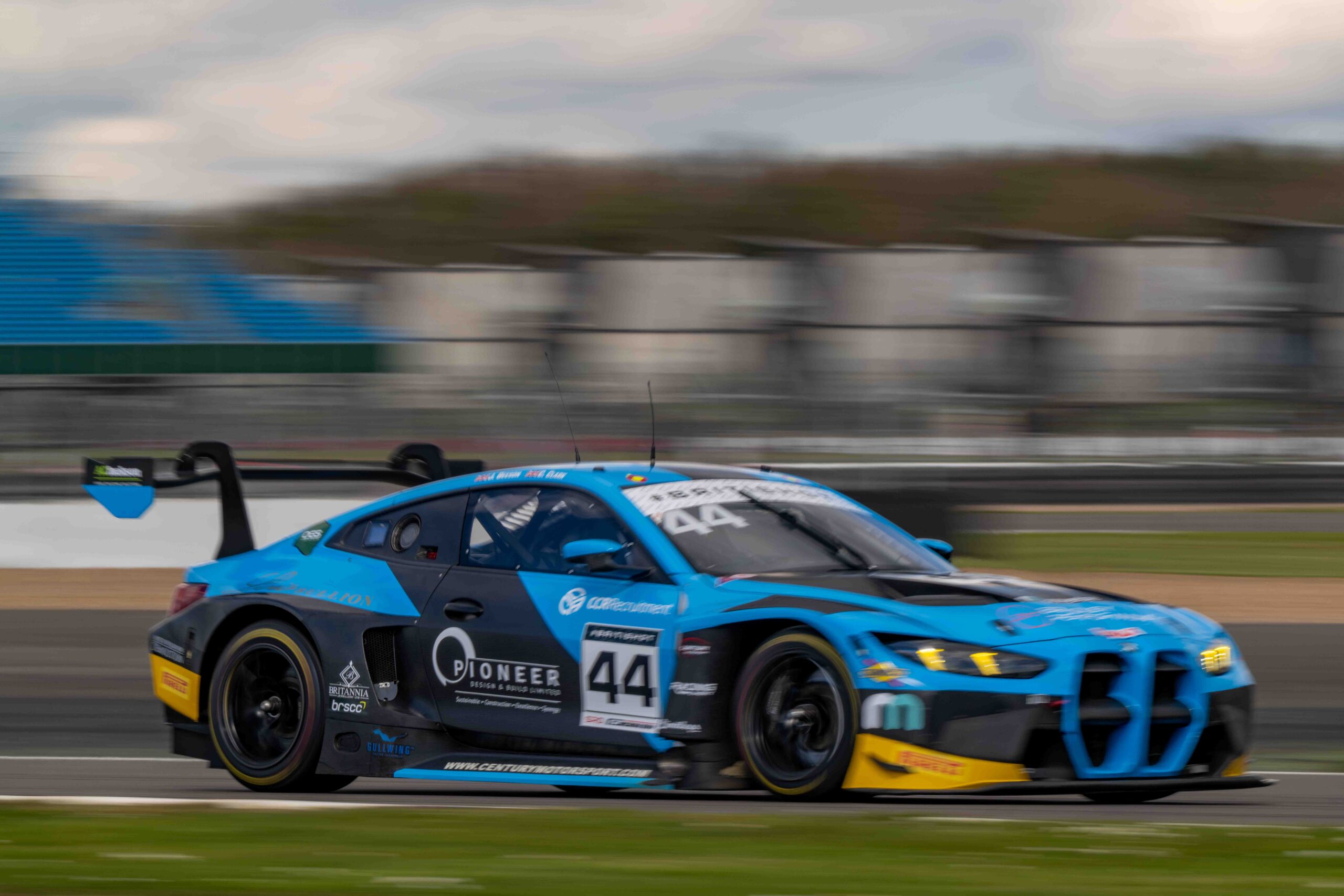 Jonathon Beeson & Charles Clark in a BMW M4 GT3 Evo for Century Motorsport at the British GT Media Day