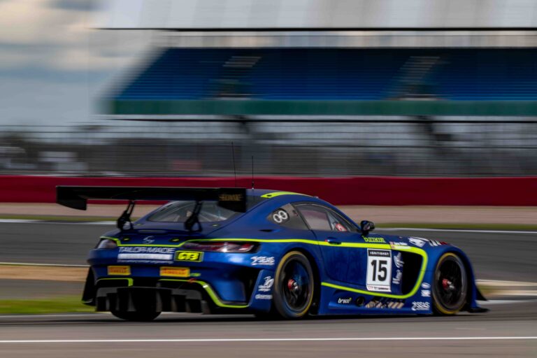 Kenzie Reiss Beecroft & Aaron Walker in a Mercedes-AMG GT3 Evo for 2Seas Motorsport at the British GT Media Day