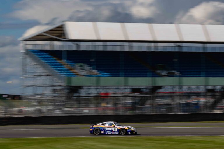 Ian Duggan & Tom Bradshaw in a Porsche 718 Cayman GT4 RS CS for Toro Verde GT at the British GT Media Day