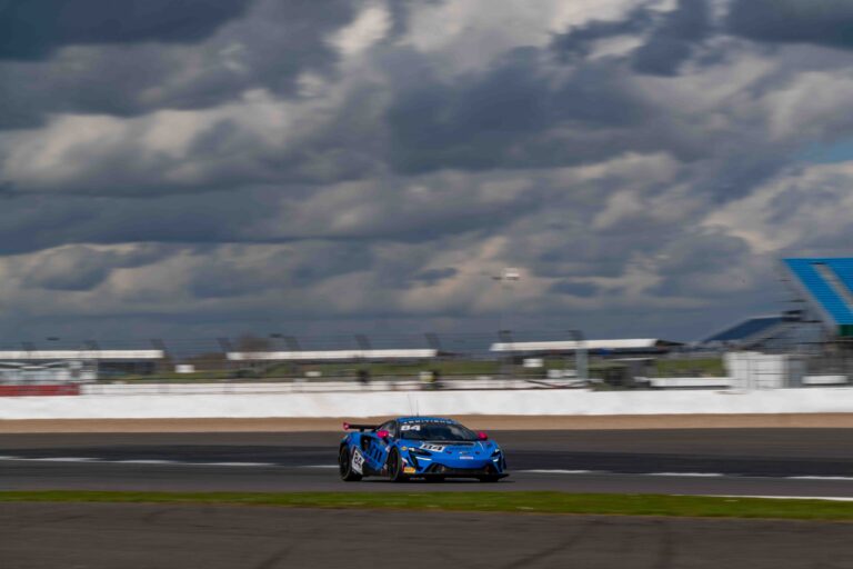 Revie Lake & Blake Angliss in a McLaren Artura GT4 for Mahiki Racing at the British GT Media Day