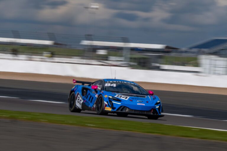 Revie Lake & Blake Angliss in a McLaren Artura GT4 for Mahiki Racing at the British GT Media Day