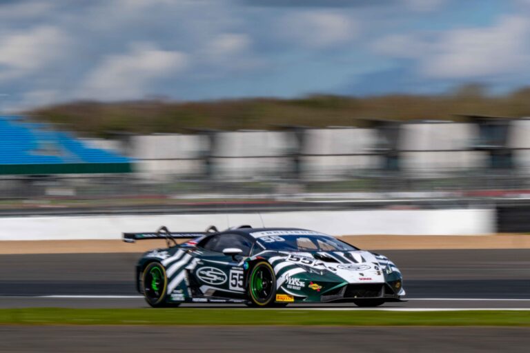 Duncan Cameron & Matt Griffin in a Lamborghini Huracan GT3 Evo2 for Barwell Motorsport at the British GT Media Day