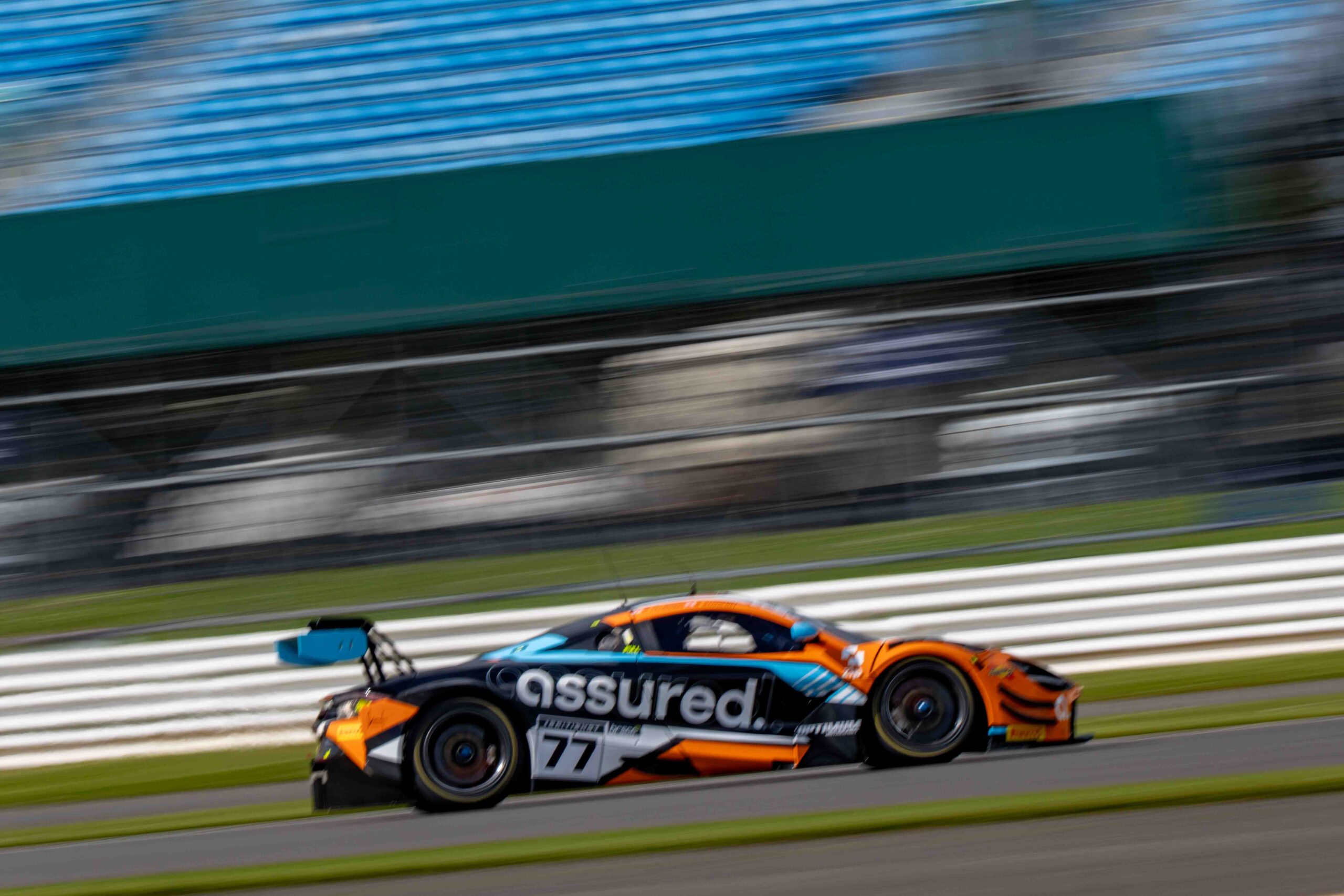 Morgan Tillbrook & Ben Barnicoat in a McLaren 720S GT3 Evo for Optimum Motorsport at the British GT Media Day © Chris Neve motorsport photographer at F1 Stills. Specialising in Formula 1, F1 Photography, British GT and other motorsport events worldwide