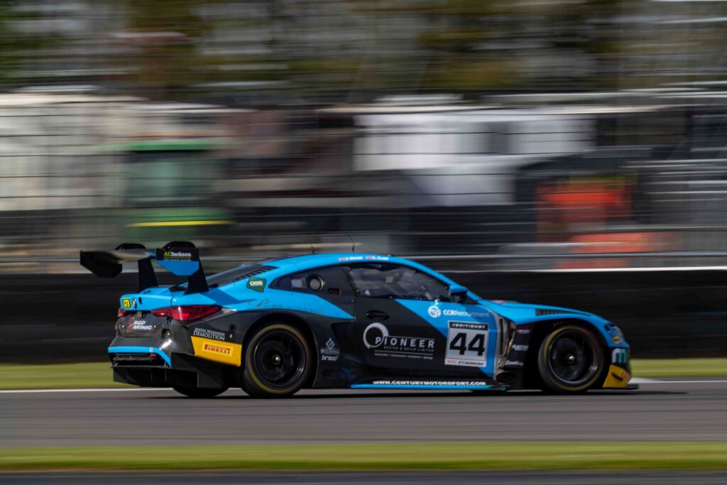 Jonathon Beeson & Charles Clark in a BMW M4 GT3 Evo for Century Motorsport at the British GT Media Day