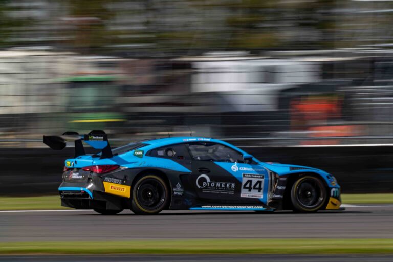 Jonathon Beeson & Charles Clark in a BMW M4 GT3 Evo for Century Motorsport at the British GT Media Day