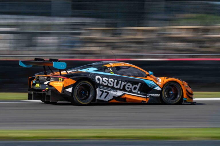 Morgan Tillbrook & Ben Barnicoat in a McLaren 720S GT3 Evo for Optimum Motorsport at the British GT Media Day