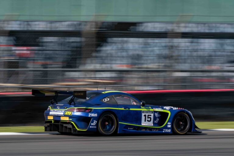 Kenzie Reiss Beecroft & Aaron Walker in a Mercedes-AMG GT3 Evo for 2Seas Motorsport at the British GT Media Day