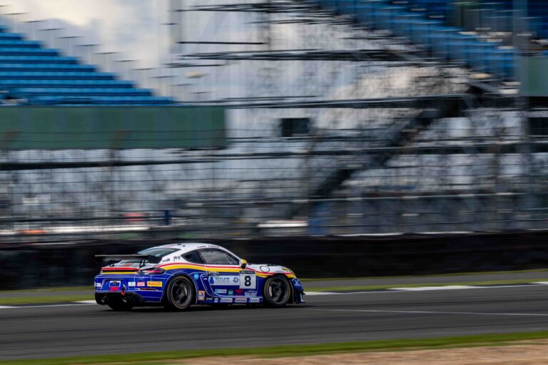 Ian Duggan & Tom Bradshaw in a Porsche 718 Cayman GT4 RS CS for Toro Verde GT at the British GT Media Day