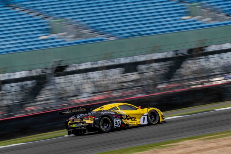 Marc Warren & Jack Brown in a McLaren 720S GT3 Evo for Optimum Motorsport at the British GT Media Day
