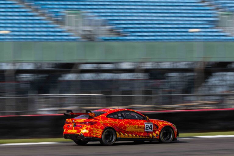 Jack Collins & Branden Templeton in a BMW M4 GT4 Evo for Century Motorsport at the British GT Meda Day