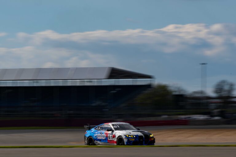Ernie Graham & Colin Turkington in a BMW M4 GT4 Evo for WSR Flexifly at the British GT Media Day