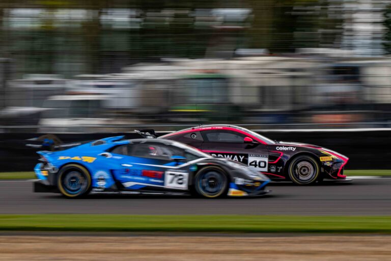 James Townsend & Joe Wheeler in a Aston Martin Vantage AMR GT4 Evo for Townsend Racing powered by Fox Motorsport at the British GT Media Day