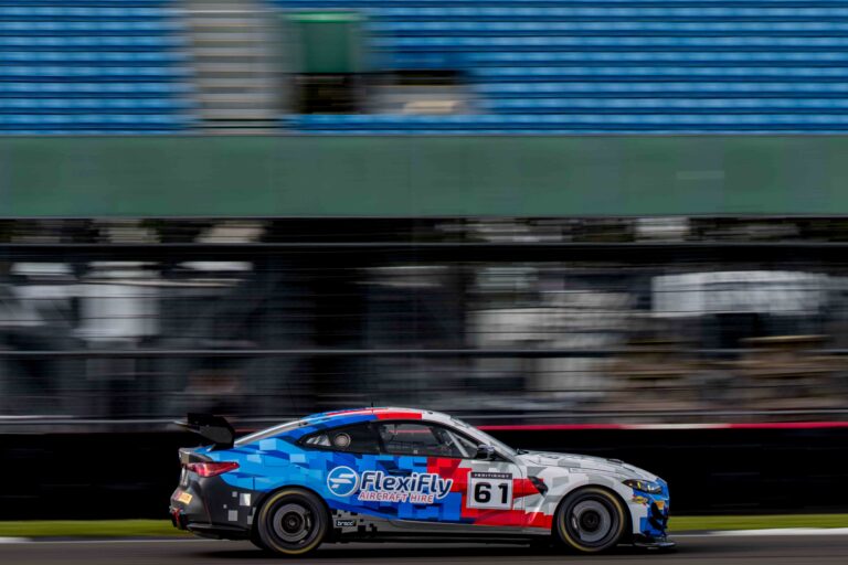 Ernie Graham & Colin Turkington in a BMW M4 GT4 Evo for WSR Flexifly at the British GT Media
