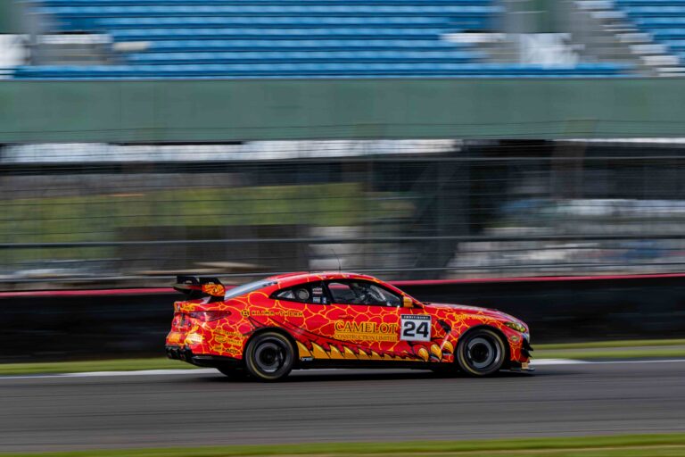 Jack Collins & Branden Templeton in a BMW M4 GT4 Evo for Century Motorsport at the British GT Meda Day