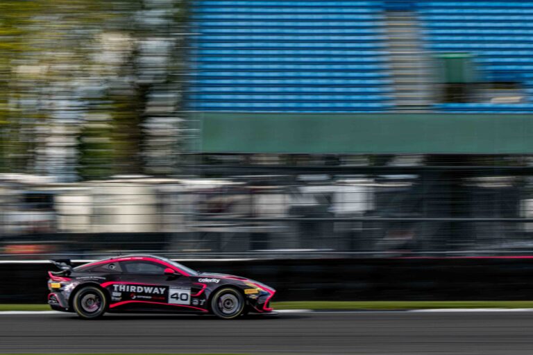 James Townsend & Joe Wheeler in a Aston Martin Vantage AMR GT4 Evo for Townsend Racing powered by Fox Motorsport at the British GT Media Day