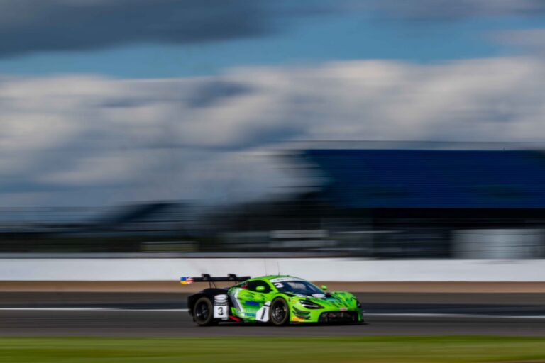 Mike Price Callum Macleod in a McLaren 720S GT3 Evo for Optimum Motorsport at the British GT Media Day