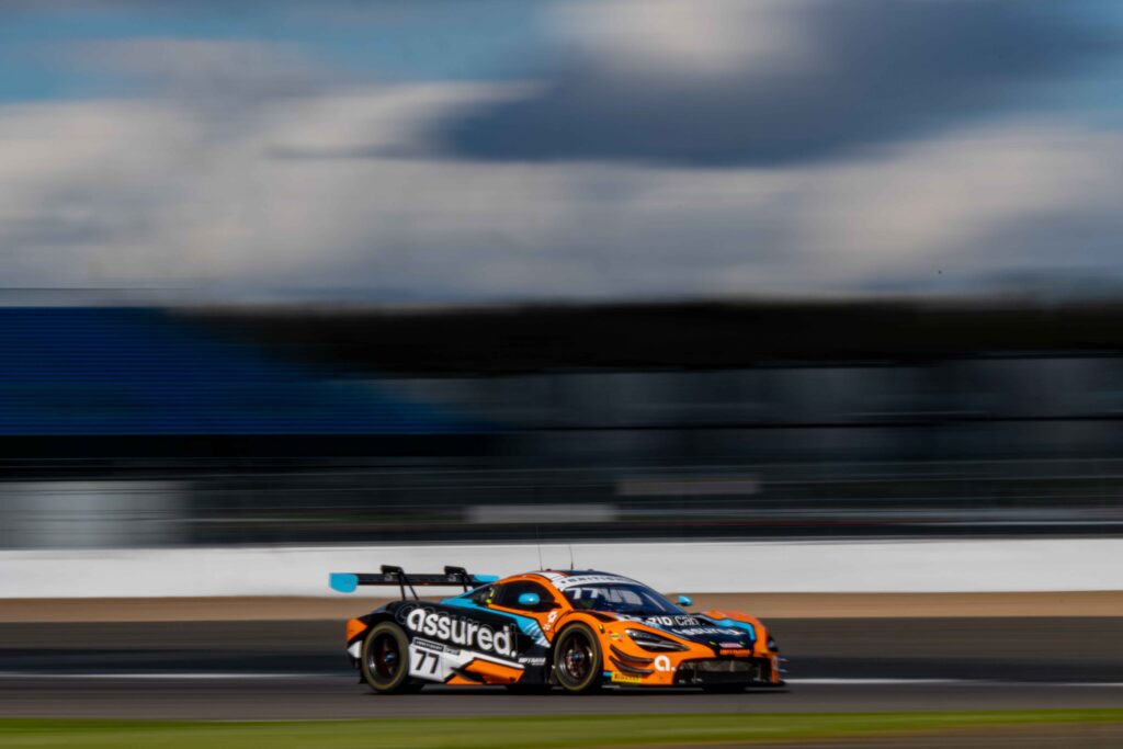 Morgan Tillbrook & Ben Barnicoat in a McLaren 720S GT3 Evo for Optimum Motorsport at the British GT Media Day