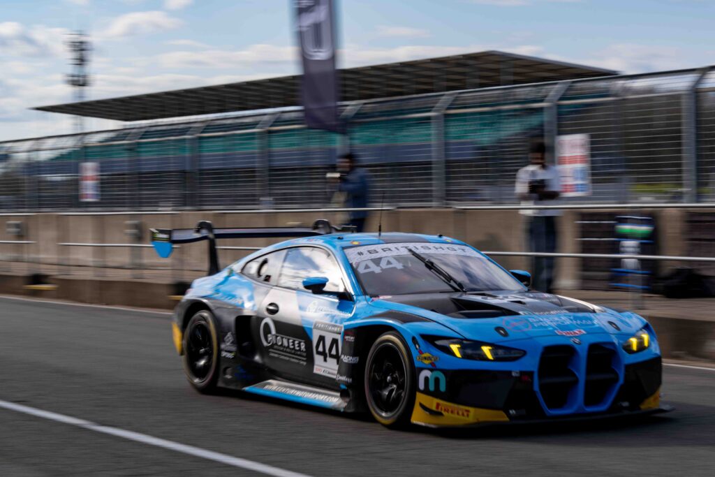 Jonathon Beeson & Charles Clark in a BMW M4 GT3 Evo for Century Motorsport at the British GT Media Day