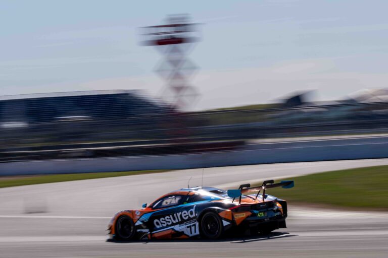 Car #77 Morgan Tillbrook & Ben Barnicoat In a McLaren 720S GT3 Evo For Optimum Motorsport