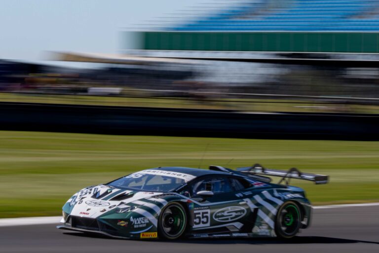 Car #55 Duncan Cameron & Matt Griffin In a Lamborghini Huracan GT3 Evo2 For Barwell Motorsport