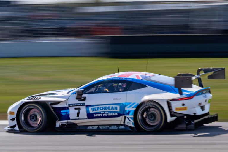Car #7 Andrew Howard & Ross Gunn In a Aston Martin Vantage AMR GT3 Evo For Beechdean Motorsport Ltd