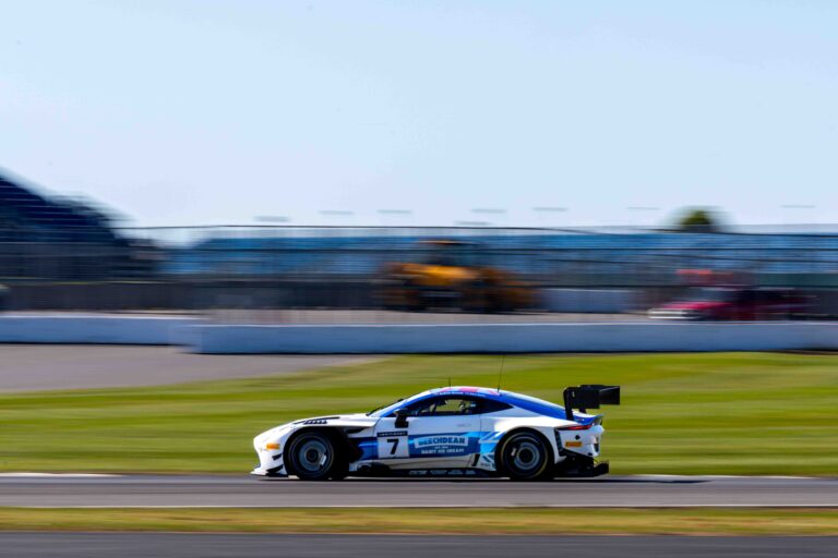 Car #7 Andrew Howard & Ross Gunn In a Aston Martin Vantage AMR GT3 Evo For Beechdean Motorsport Ltd