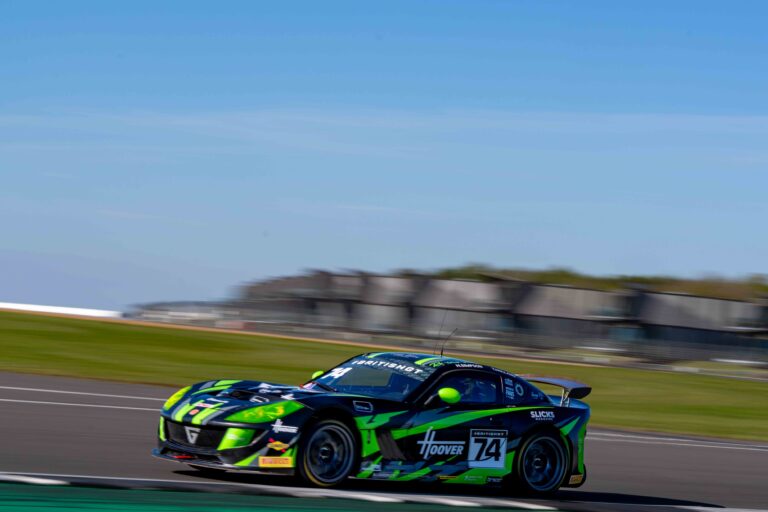 Car #74 Thomas Holland & Hadley Simpson In a Ginetta G56 GT4 Evo For Innovation Racing
