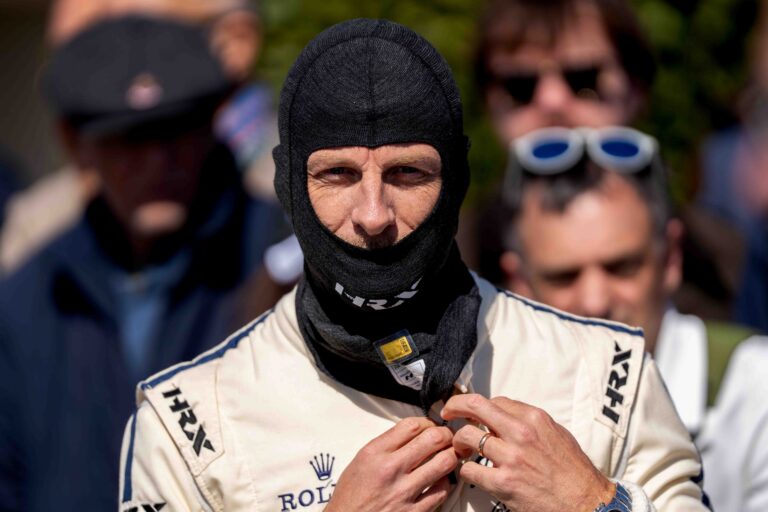 Jenson Button Piloting the 2019 Brawn GP BGP 001 at the Goowood 83rd Member's meeting,